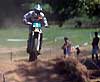 Cendrine Abrial sur un saut